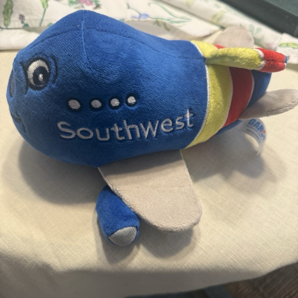 Southwest Airlines Plush Airplane Plane Stuffed Toy Daron Trading 8"